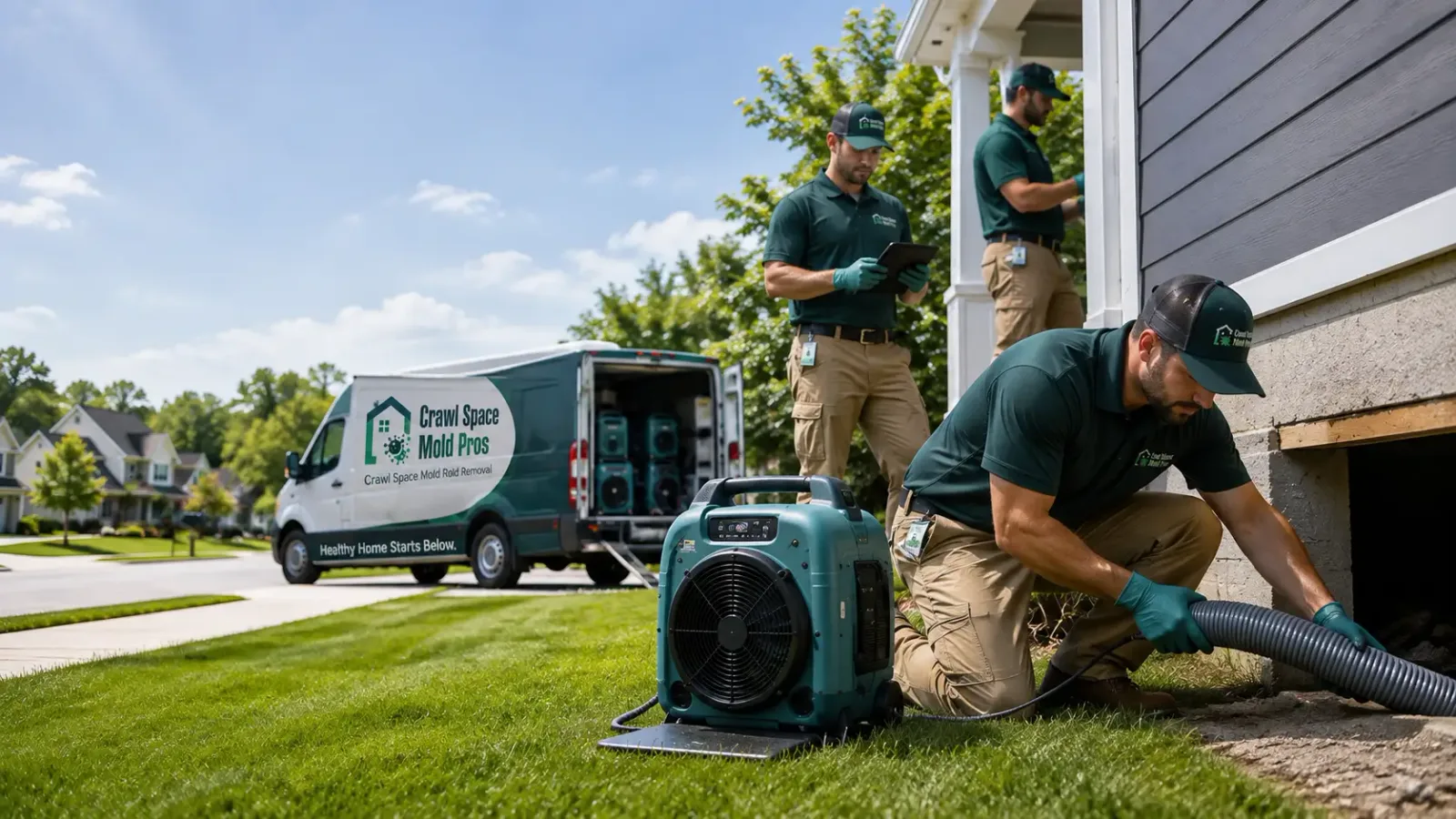 Crawl Space Mold Removal in Hallstead, PA
